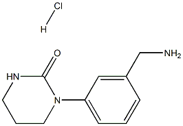 3-[3-(Aminomethyl)phenyl]-tetrahydropyrimidin-2(1H)-one hydrochloride Structure
