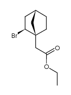 ethyl 2-((1S,2S,4R)-2-bromobicyclo[2.2.1]heptan-1-yl)acetate Structure