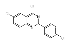 4,6-Dichloro-2-(4-chloro-phenyl)-quinazoline Structure