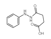 Butanedioic acid,1-(2-phenylhydrazide) Structure