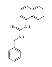 N-benzyl-N'-[1]naphthyl-guanidine Structure