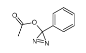 3-acetoxy-3-phenyldiazirine Structure