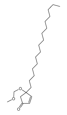 4-hexadecyl-4-(methoxymethoxy)cyclopent-2-en-1-one Structure