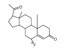 6-fluoroprogesterone结构式