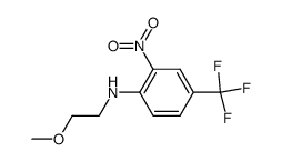 1-(2-Nitro-4-trifluoromethylphenylamino)-2-methoxyethane结构式