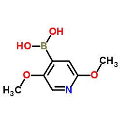 2,5-Dimethoxypyridine-4-boronic acid structure