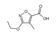 3-ethoxy-4-methyl-1,2-oxazole-5-carboxylic acid Structure