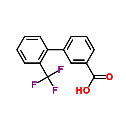 2'-(Trifluoromethyl)-[1,1'-biphenyl]-3-carboxylic acid Structure