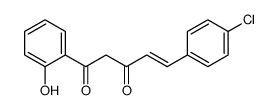 5-(4-chlorophenyl)-1-(2-hydroxyphenyl)pent-4-ene-1,3-dione结构式