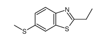 Benzothiazole, 2-ethyl-6-(methylthio)- (8CI,9CI) structure