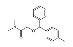 N,N-Dimethyl-2-[phenyl(4-tolyl)Methoxy]acetamide结构式