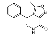 3-METHYL-4-PHENYLISOXAZOLO[3,4-D]PYRIDAZIN-7(6H)-ONE结构式