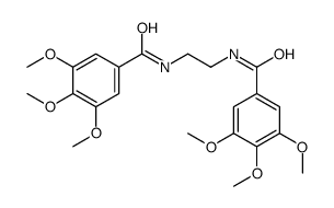 3,4,5-trimethoxy-N-[2-[(3,4,5-trimethoxybenzoyl)amino]ethyl]benzamide结构式