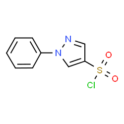 1-Phenyl-1H-pyrazole-4-sulfonyl chloride结构式