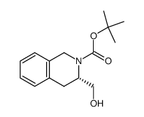 3(S)-3-Hydroxymethyl-3,4-dihydro-1H-isoquinoline-2-carboxylic acid tert-butyl ester Structure
