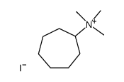 cycloheptyltrimethylammonium iodide Structure