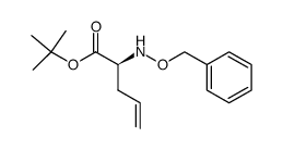 N-benzyloxy-L-allylglycine tert-butyl ester Structure