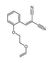 2-[[2-(2-ethenoxyethoxy)phenyl]methylidene]propanedinitrile Structure