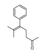 6-methyl-5-phenylhept-5-en-2-one Structure
