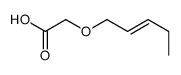 2-pent-2-enoxyacetic acid结构式
