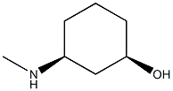 (1R,3S)-3-Methylamino-cyclohexanol Structure