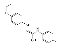1-(4-ethoxyanilino)-3-(4-fluorophenyl)urea结构式