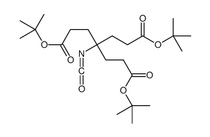 DI-T-BUTYL 4-[2-(T-BUTOXYCARBONYL)ETHYL]-4-ISOCYANATO-1, 7-HEPTANEDICARBOXYLATE structure