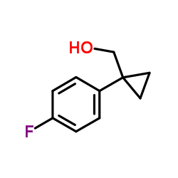 [1-(4-Fluorophenyl)cyclopropyl]methanol Structure
