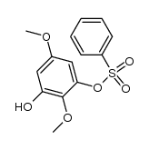 2,5-Dimethoxy-3-benzolsulfonyloxy-phenol Structure