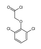 2-(2,6-dichlorophenoxy)acetyl chloride Structure