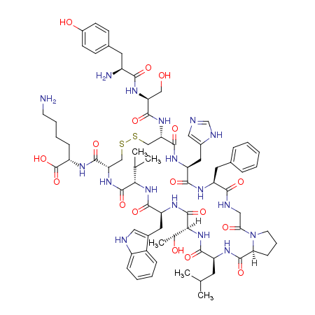 Erythropoietin Mimetic Peptide Sequence 20 trifluoroacetate salt structure