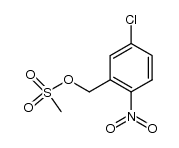 5-chloro-2-nitrobenzyl methanesulfonate Structure