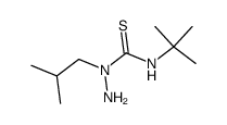 4-tert.-Butyl-2-isobutyl-thiosemicarbazid结构式