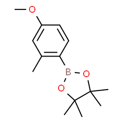 2-(4-methoxy-2-methylphenyl)-4,4,5,5-tetramethyl-1,3,2-dioxaborolane Structure