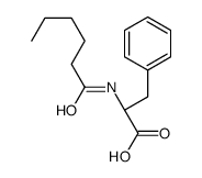 (2S)-2-(hexanoylamino)-3-phenylpropanoic acid结构式