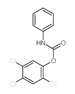 Phenol,2,4,5-trichloro-, 1-(N-phenylcarbamate)结构式