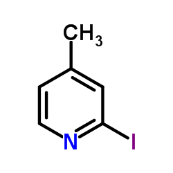 2-碘-4-甲基吡啶结构式