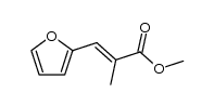 5-Methyl-2-furanpropenoic acid methyl ester Structure