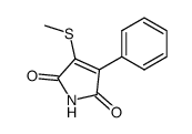 3-(methylthio)-4-phenyl-1H-pyrrole-2,5-dione结构式