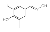 Benzaldehyde,4-hydroxy-3,5-diiodo-, oxime Structure