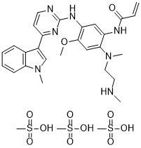 AZ-7550 Mesylate Structure