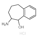 5H-Benzocyclohepten-5-ol,6-amino-6,7,8,9-tetrahydro-, hydrochloride, cis- (8CI,9CI)结构式