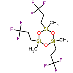 2,4,6-trimethyl-2,4,6-tris(3,3,3-trifluoropropyl)-1,3,5,2,4,6-trioxatrisilinane Structure