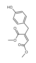 dimethyl (Z)-(4-hydroxybenzyl)maleate Structure