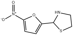 2-(5-Nitro-2-furyl)thiazolidine Structure