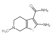 2-AMINO-6-METHYL-4,5,6,7-TETRAHYDRO-THIENO[2,3-C]PYRIDINE-3-CARBOXYLIC ACID AMIDE picture