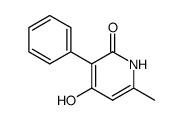 4-hydroxy-6-methyl-3-phenyl-1H-pyridin-2-one结构式