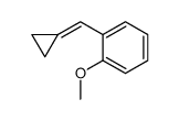 Benzene, 1-(cyclopropylidenemethyl)-2-methoxy- (9CI) structure