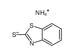 ammonium salt of mercaptobenzothiazole Structure