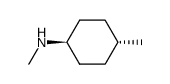trans-4-methylamino-1-methyl-cyclohexane结构式